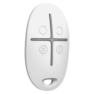 Télécommande sans fil Ajax SpaceControl, blanche